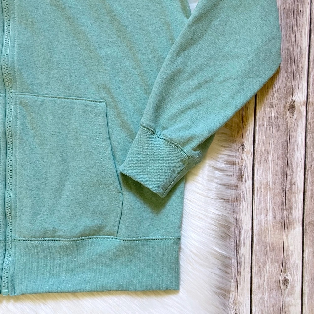 The North Face Women’s Heritage Patch Full Zip Hoodie In Wasabi - Picture 4 of 9